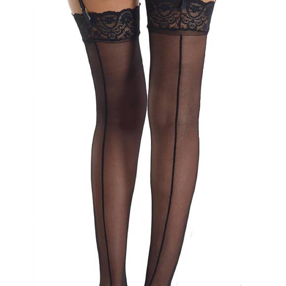 NEW COMMANDO the sexy stocking with backseam in black - Picture 1 of 1